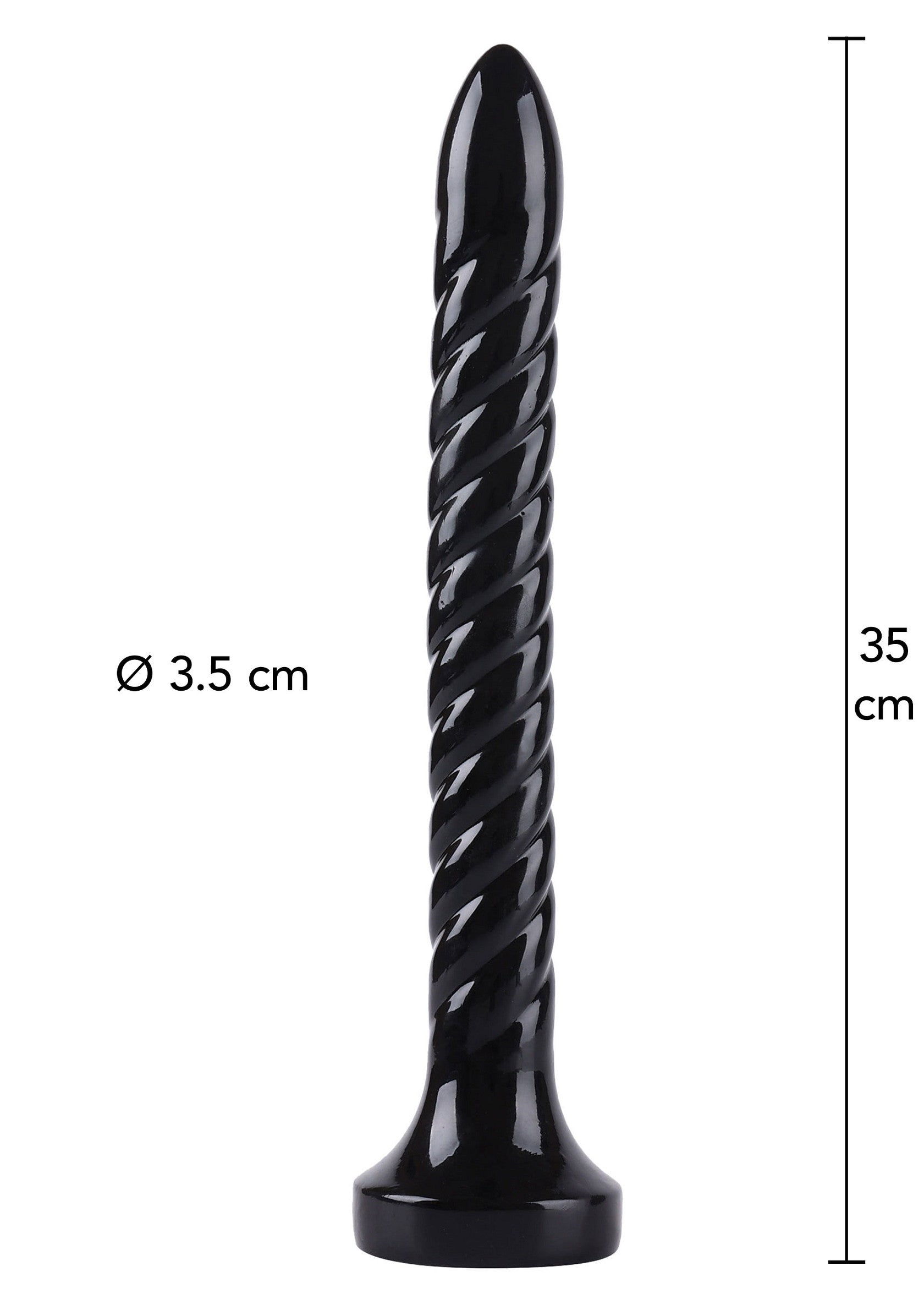 Serpente anale 35 cm nero