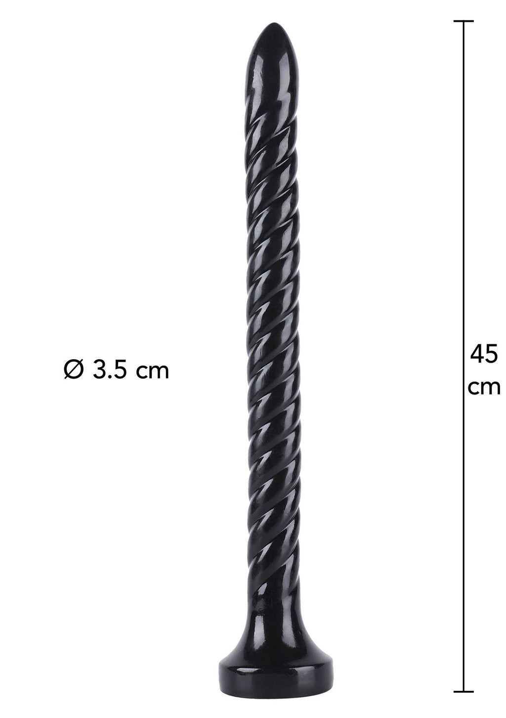 Serpente anale 45 cm nero