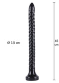 Serpente anale 45 cm nero