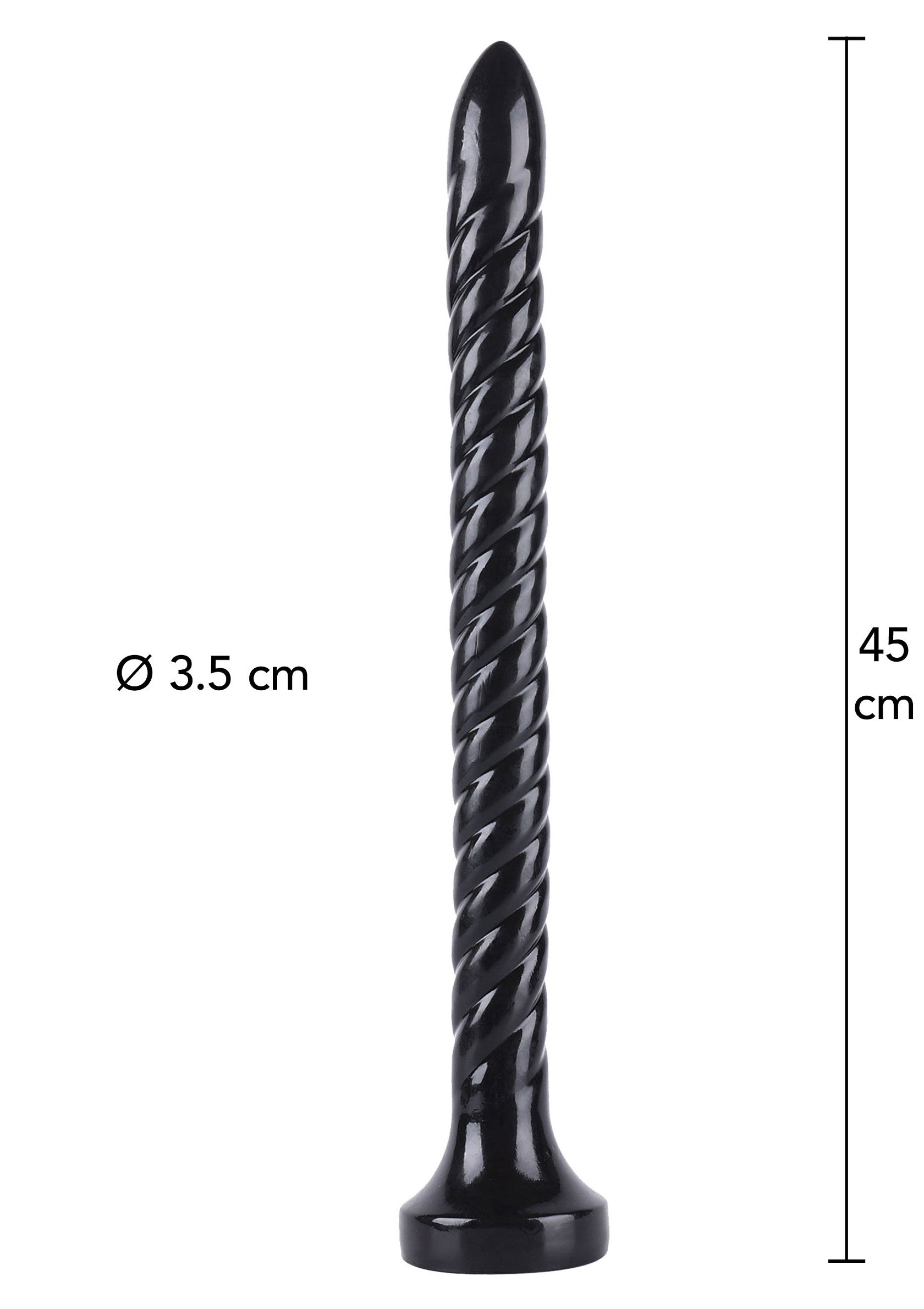 Serpente anale 45 cm nero
