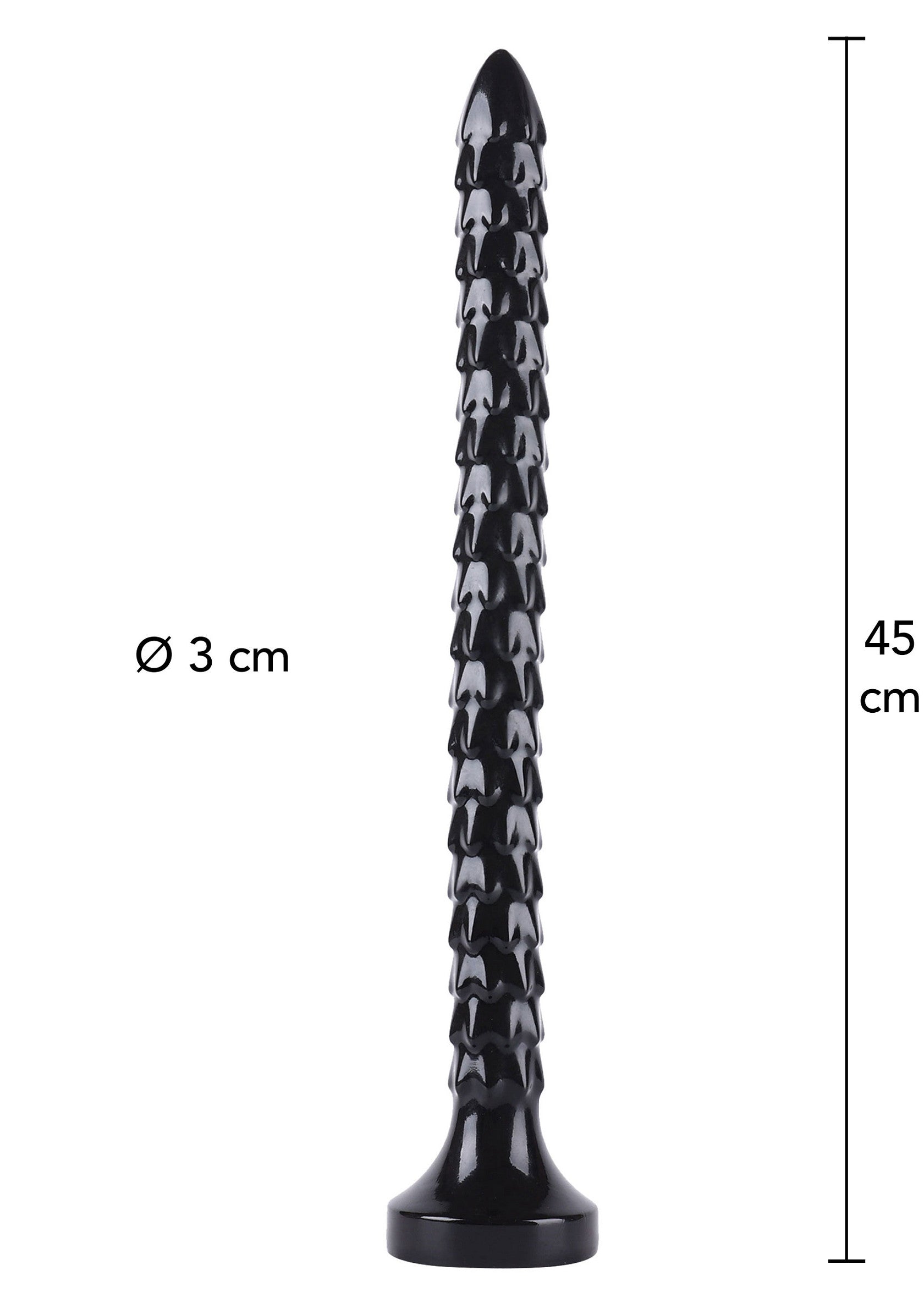 Serpente anale 45 cm nero