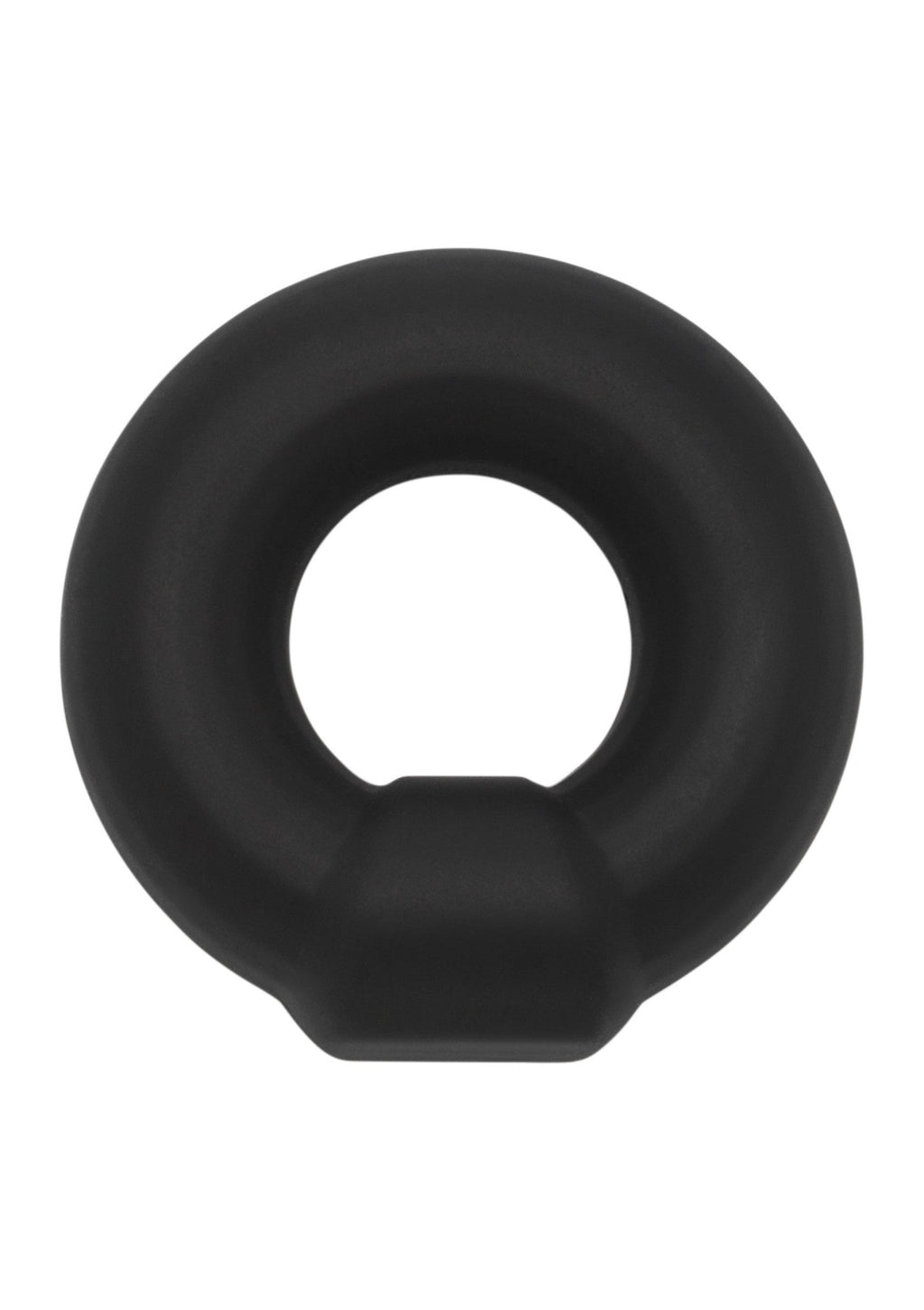 Anello a C con perno in silicone morbido nero