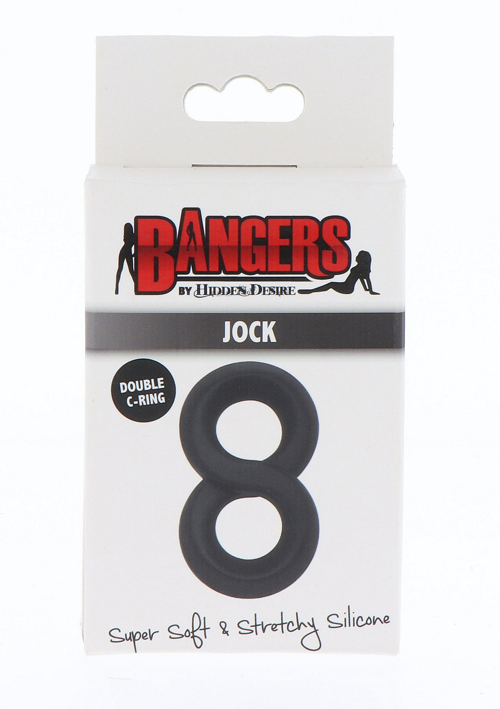 Jock C-Ring in silicone morbido nero