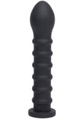 Dildo a coste Easy-Lock 19 cm nero