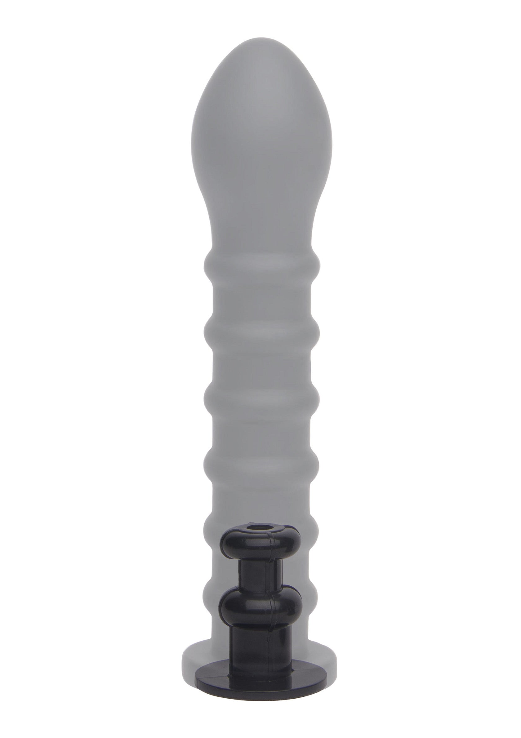 Dildo a coste Easy-Lock 19 cm nero