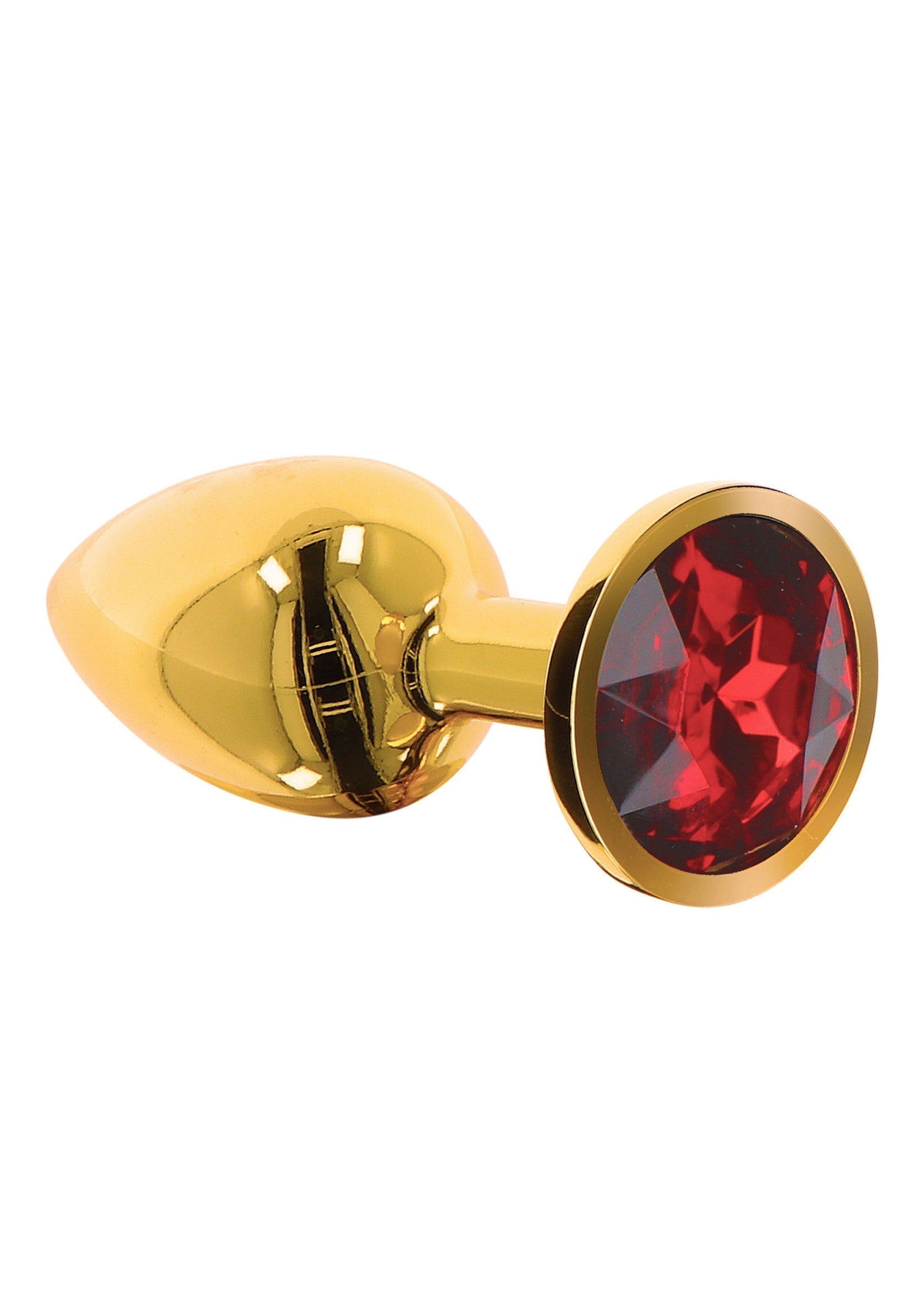 Plug anale con gioiello di diamante M oro