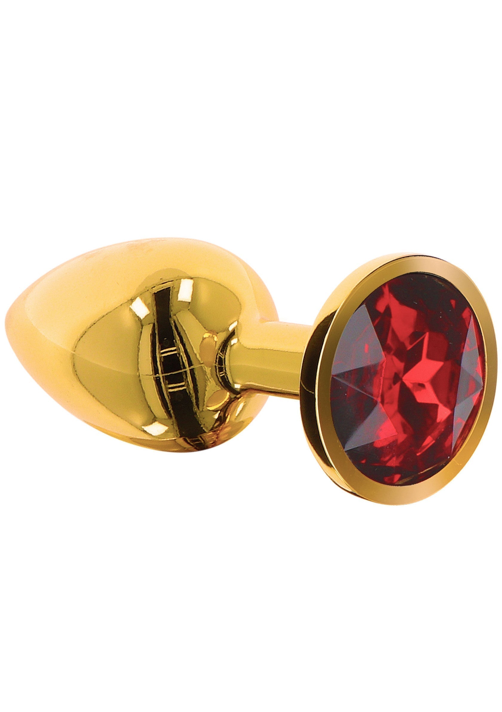 Plug anale con gioiello di diamante L oro