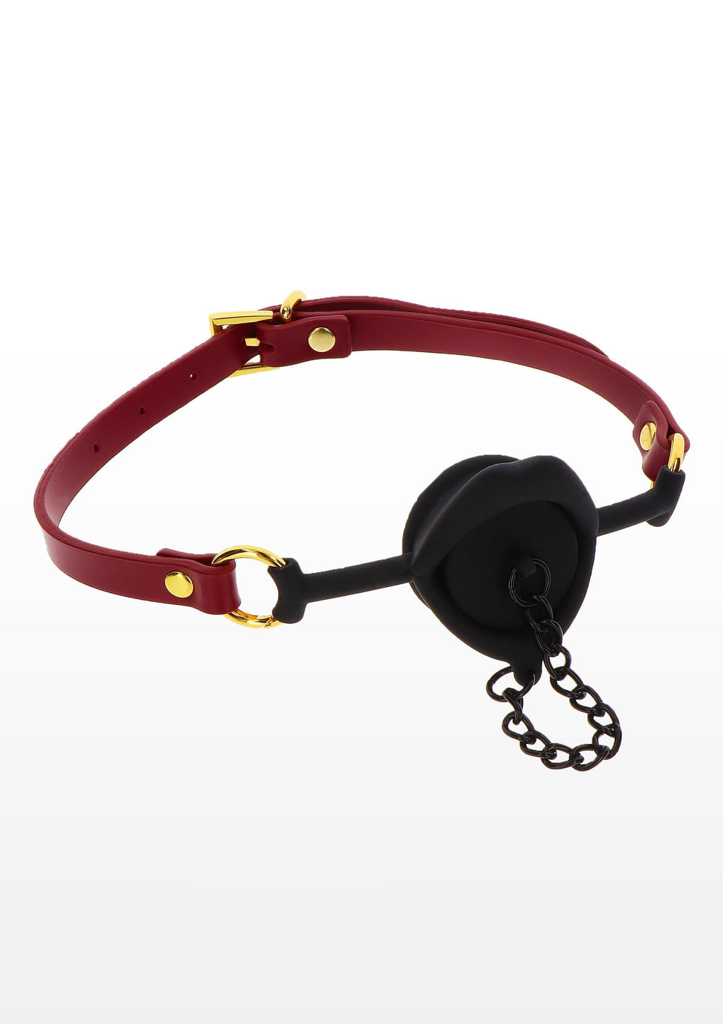 Bavaglio Kinky con tappo rosso
