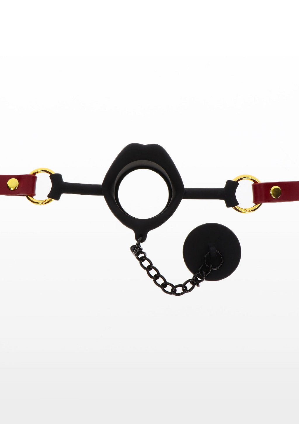 Bavaglio Kinky con tappo rosso