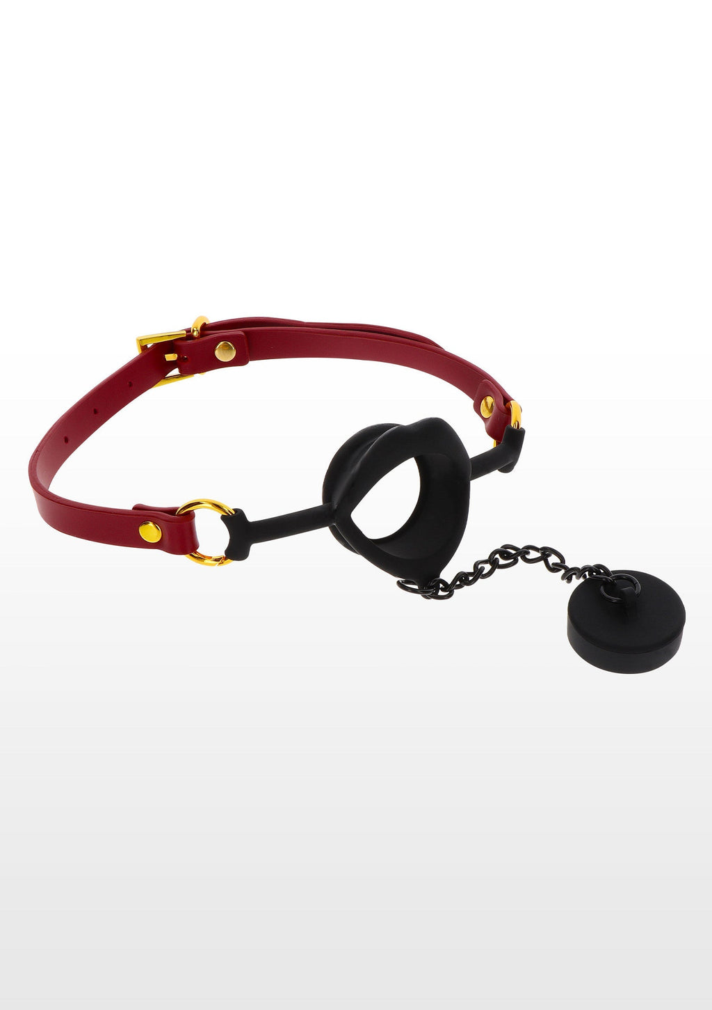 Bavaglio Kinky con tappo rosso
