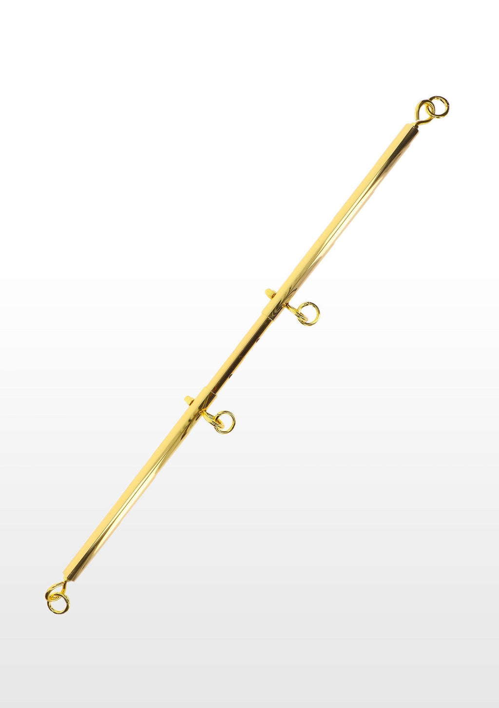 Barra divaricatrice con manette per caviglie rossa