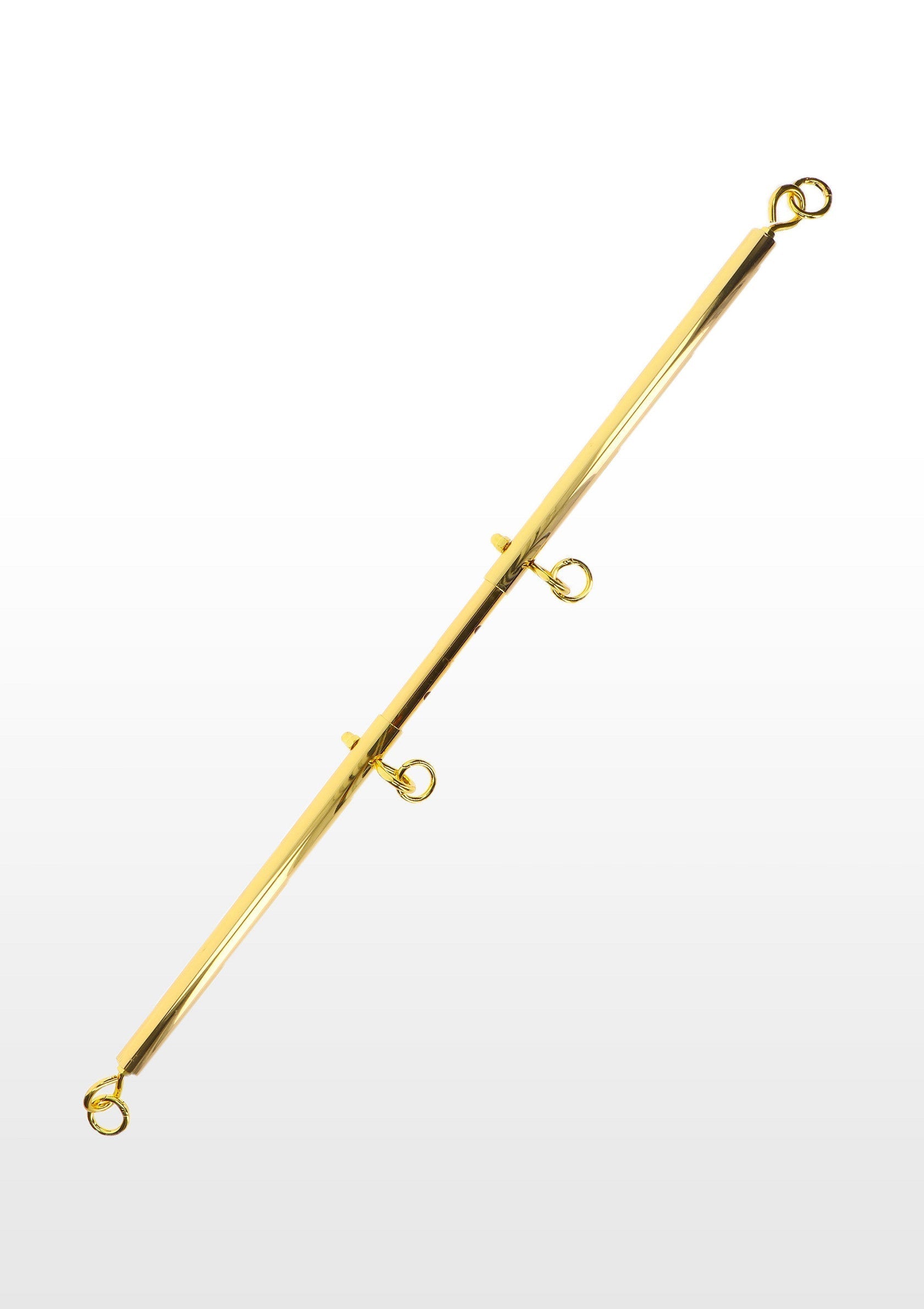 Barra divaricatrice con manette per caviglie rossa