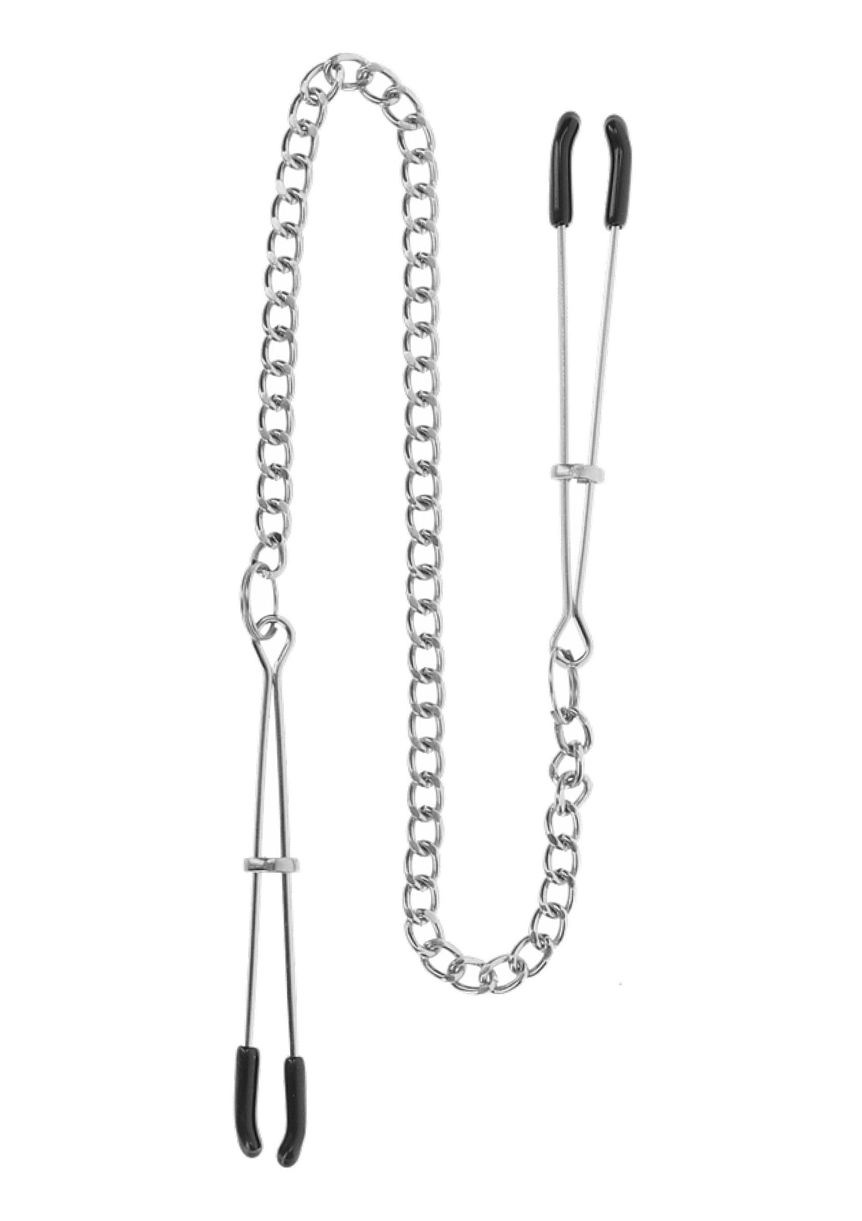 Pinzette con catena argento