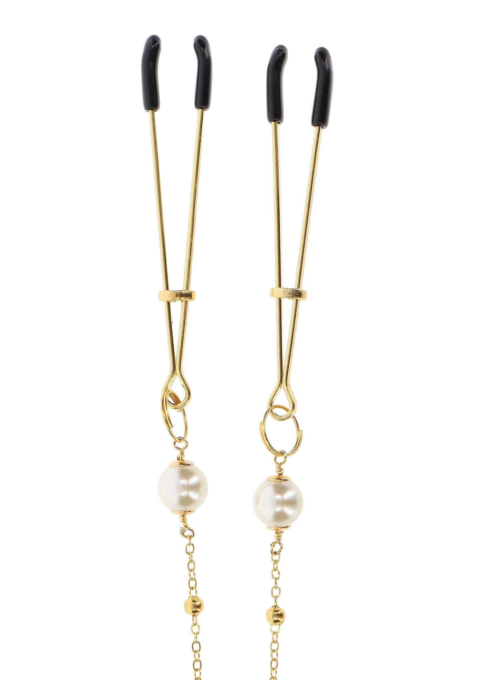Pinzette Perla e Catena Deluxe oro