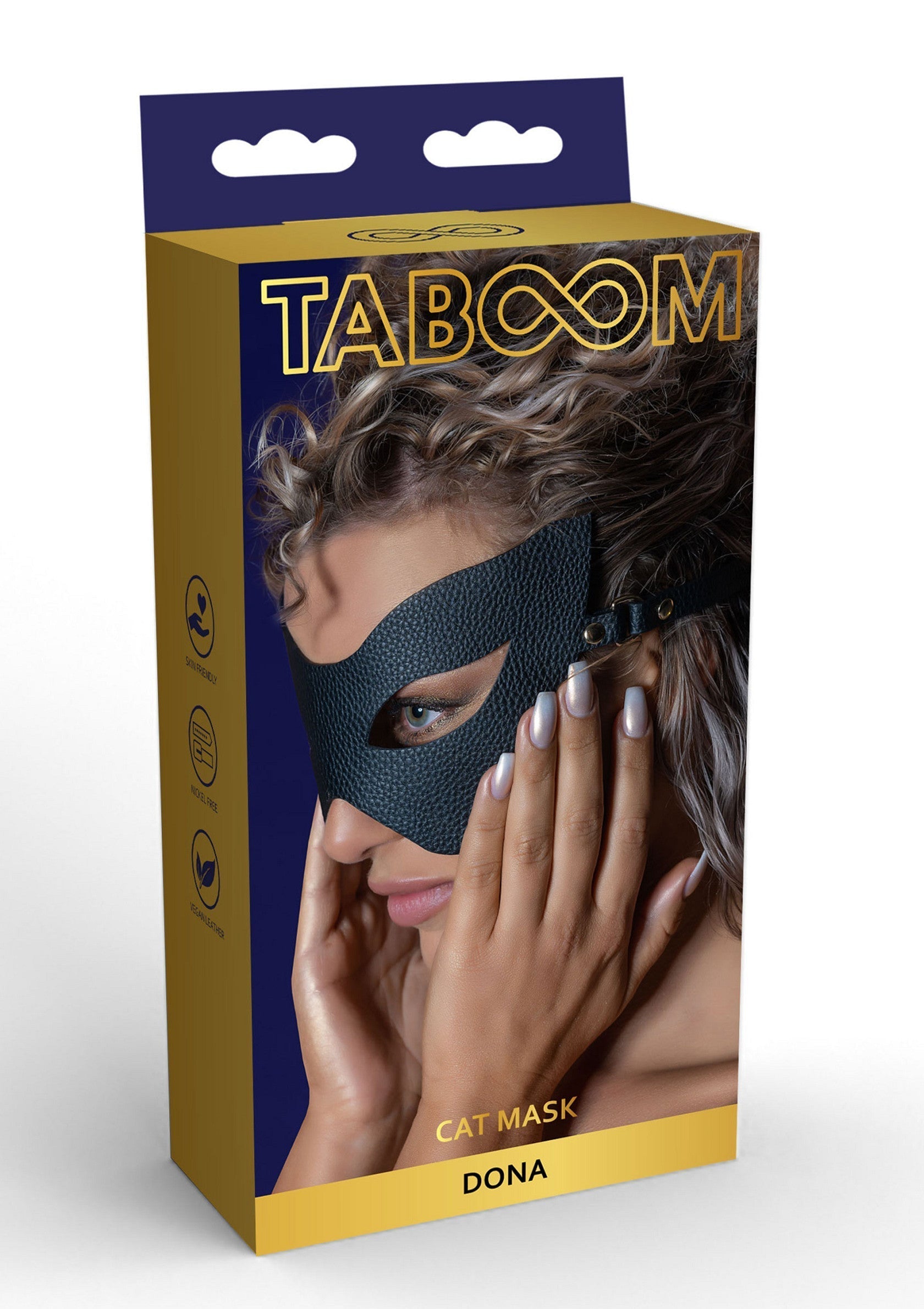 Maschera per gatti nera