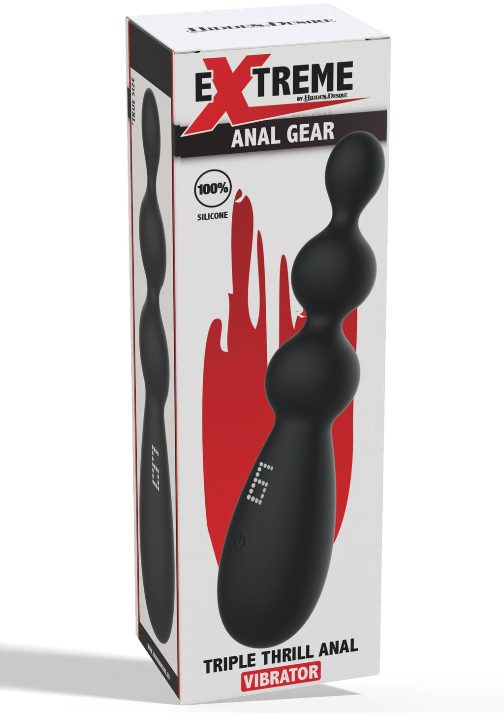 Vibratore anale Triple Thrill nero