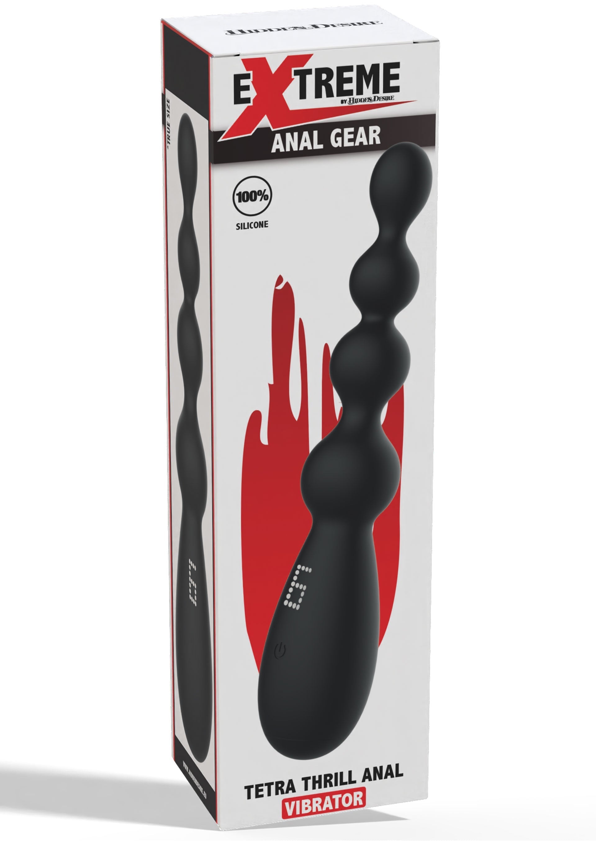 Vibratore anale Tetra Thrill nero