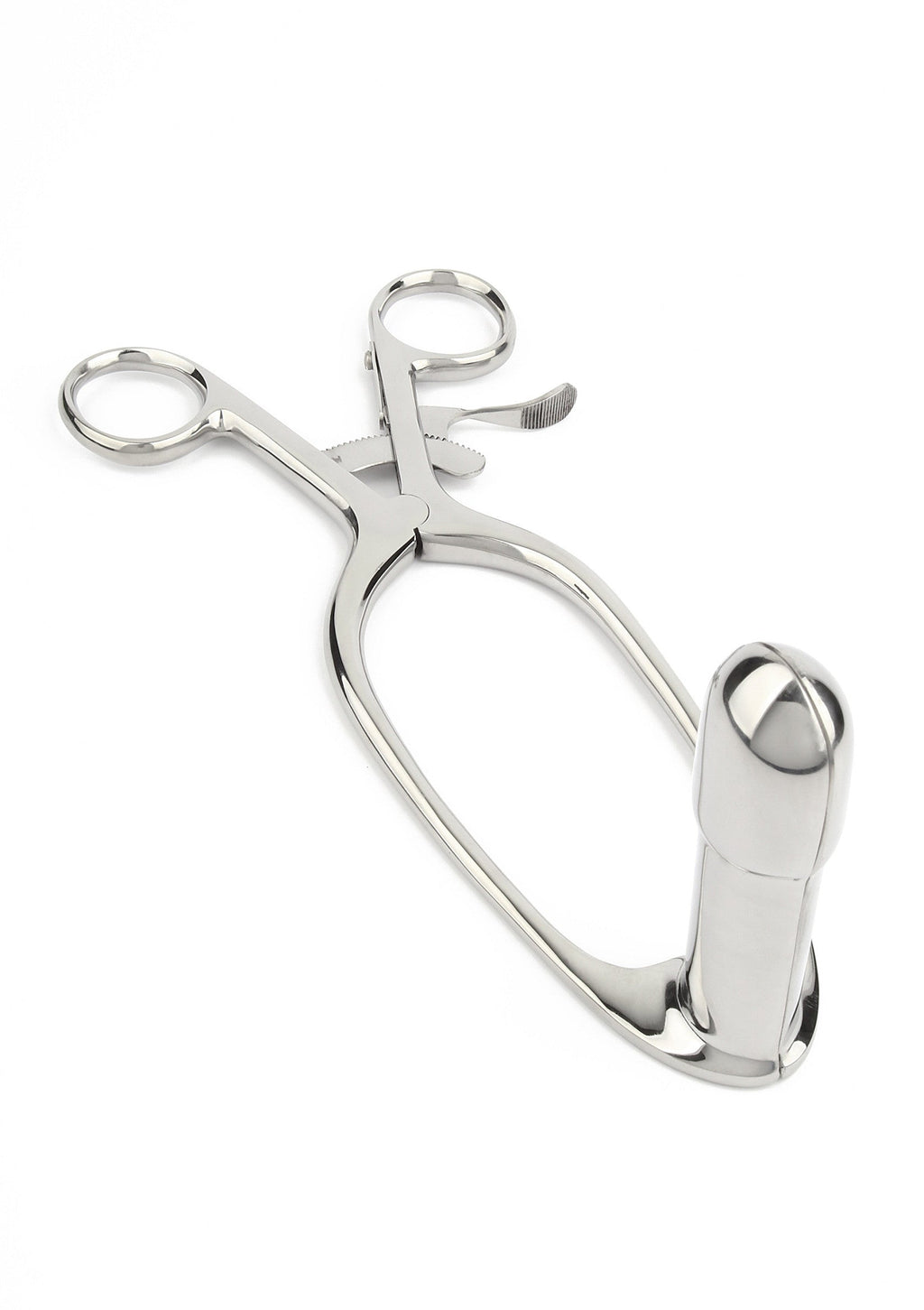 Speculum rettale di Barr grande argento