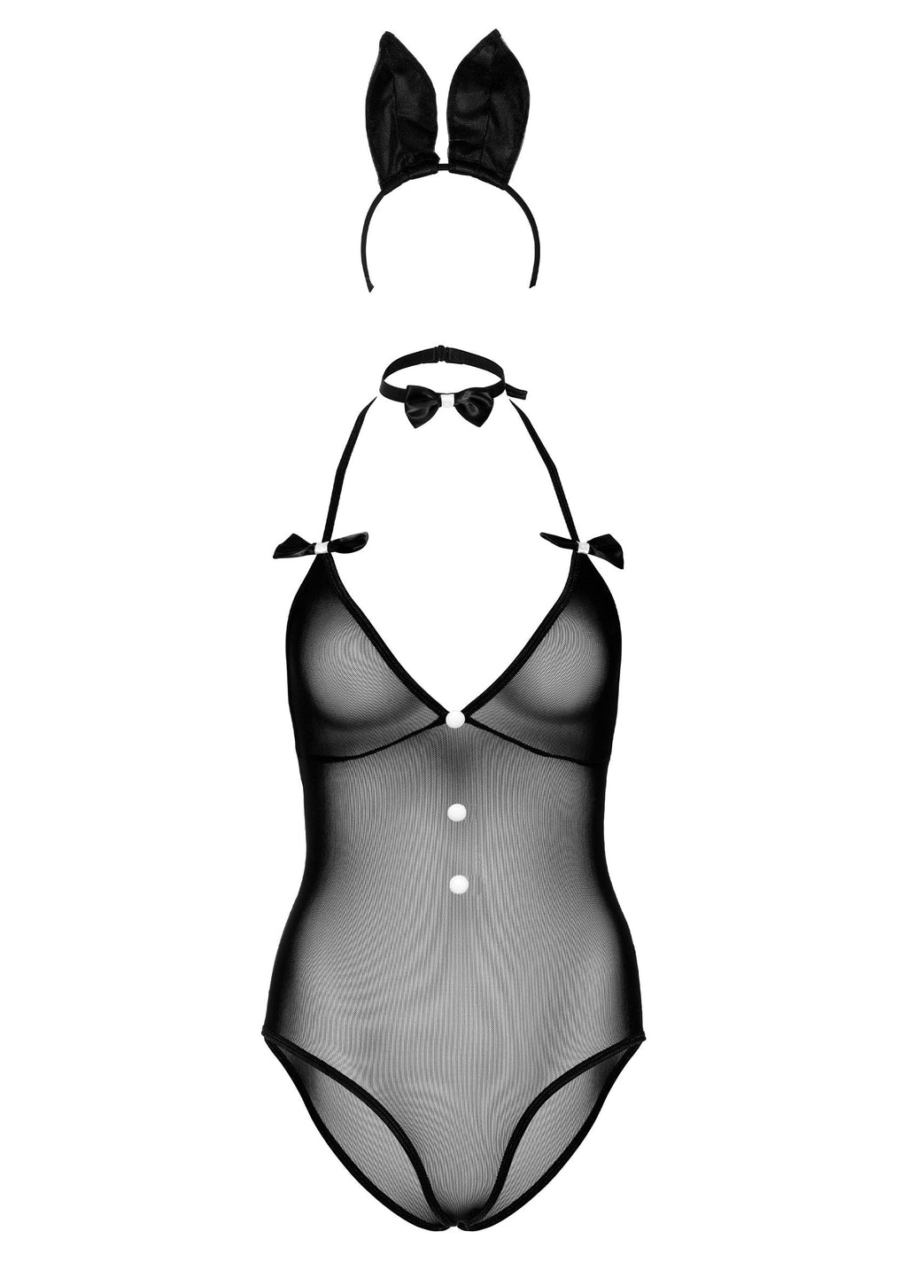 Set da gioco di ruolo Tuxedo Bunny nero
