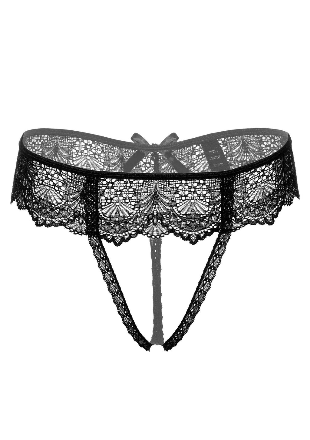 Perizoma Delphine senza cavallo nero