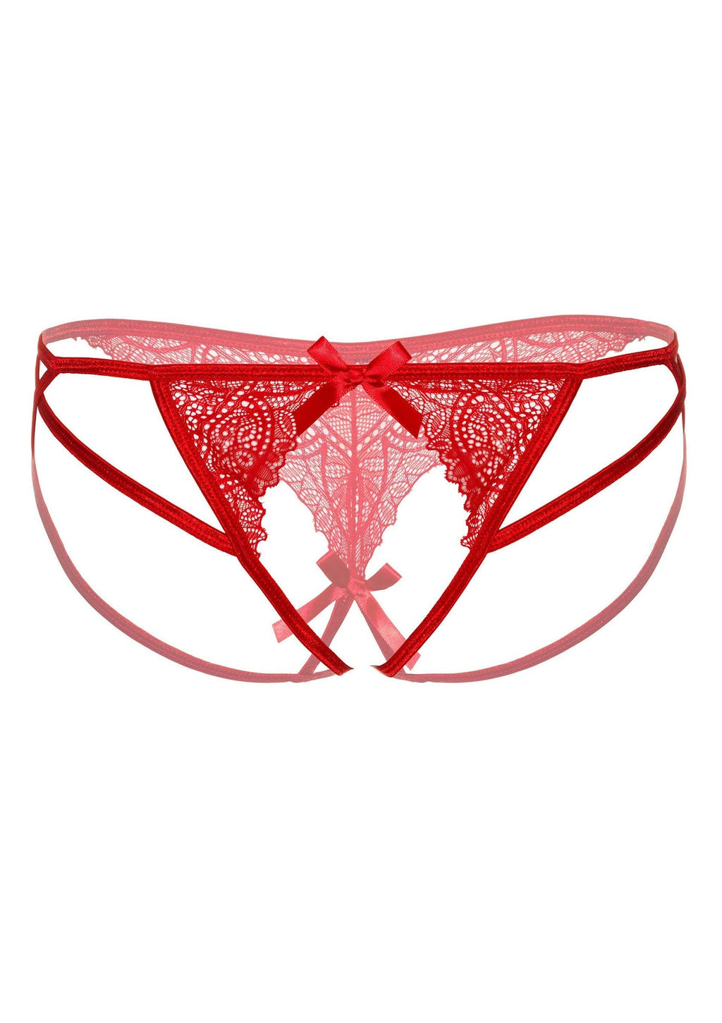 Tanga Naomi senza cavallo rosso con spalline sottili