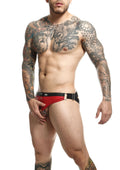 DNGEON Cockring Jockstrap rosso