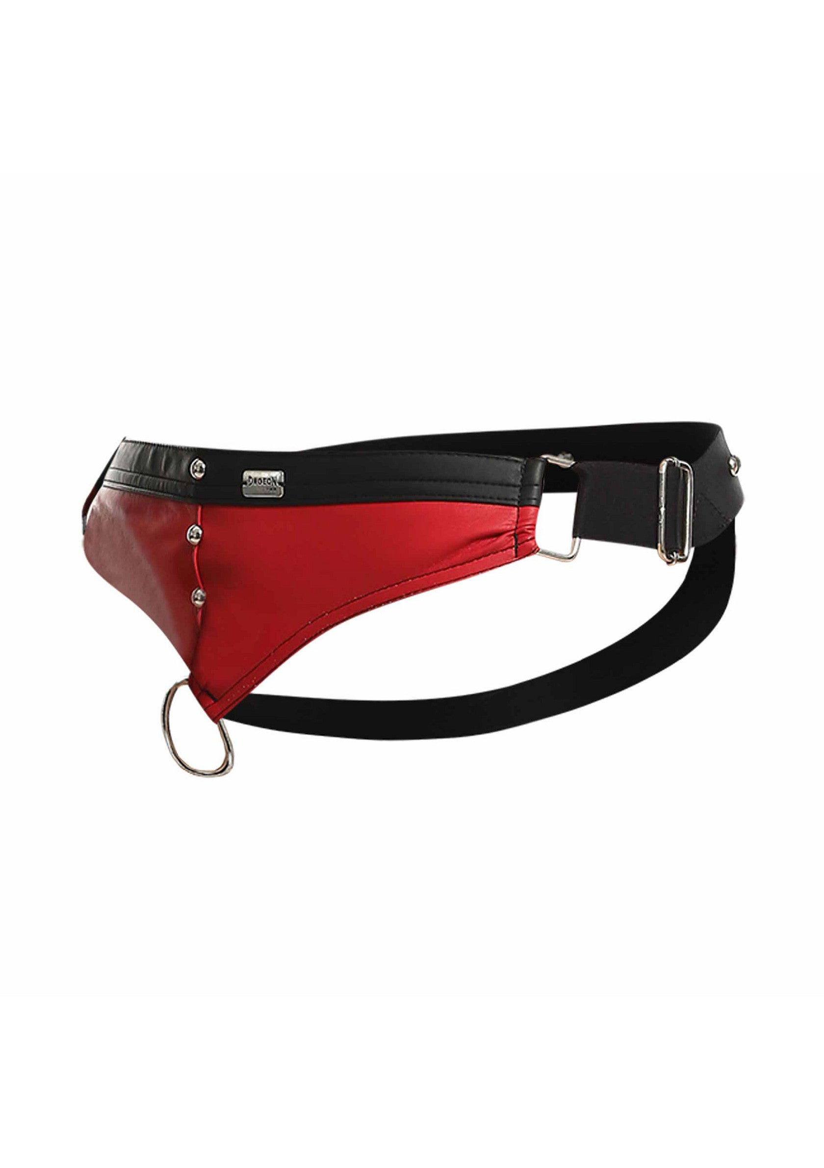 DNGEON Cockring Jockstrap rosso
