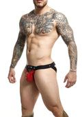 DNGEON Peekaboo Jock rosso