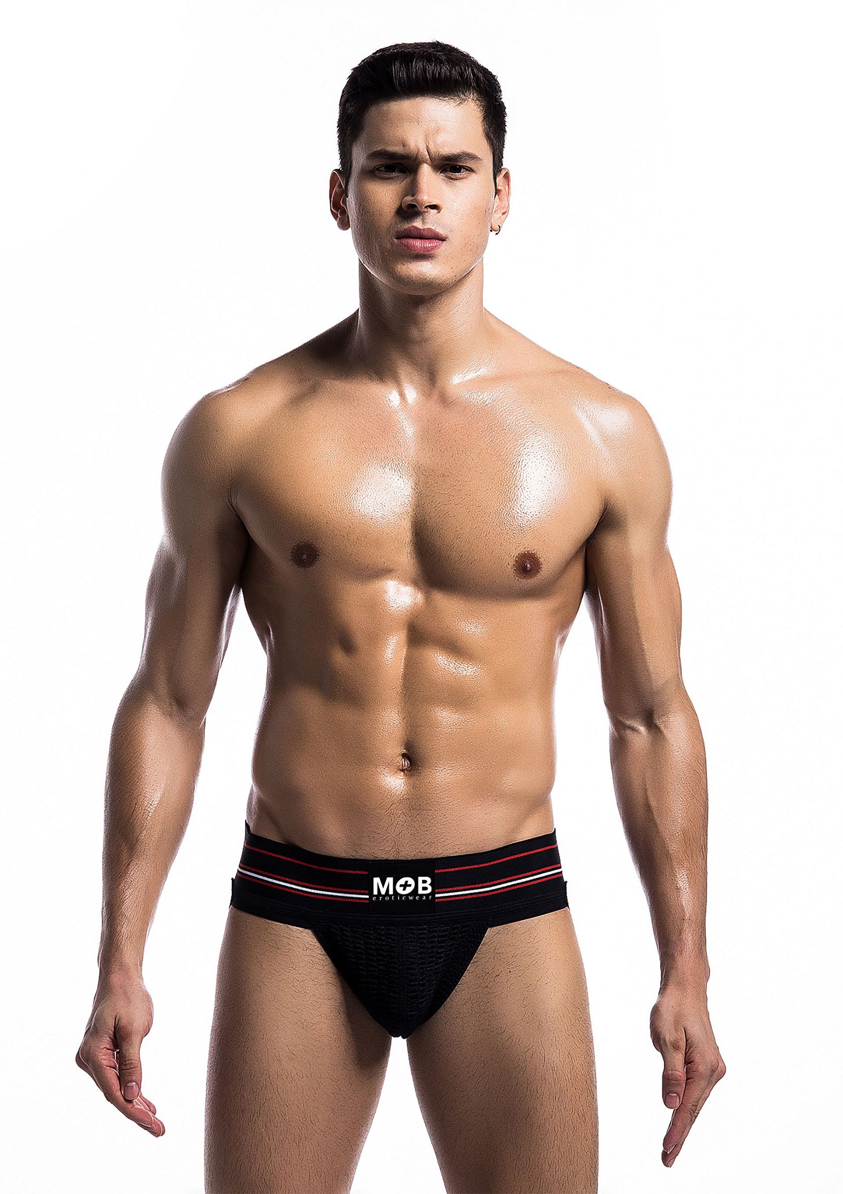 Fetish Classic Wide Jockstrap nero