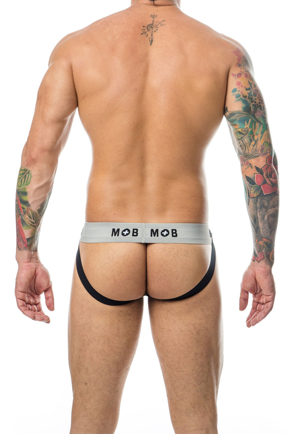 Jock classico a righe MOB bianco