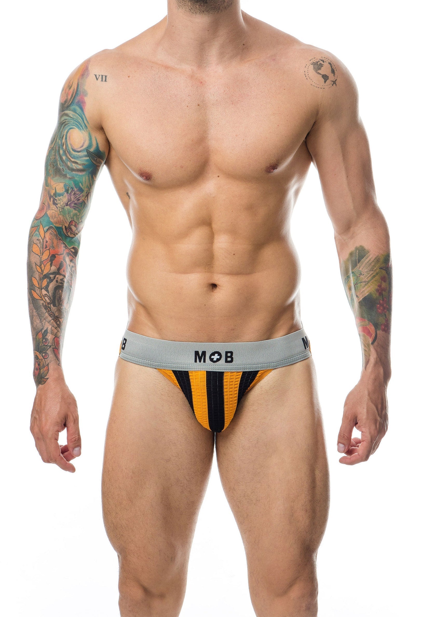 Jock classico a righe MOB arancione
