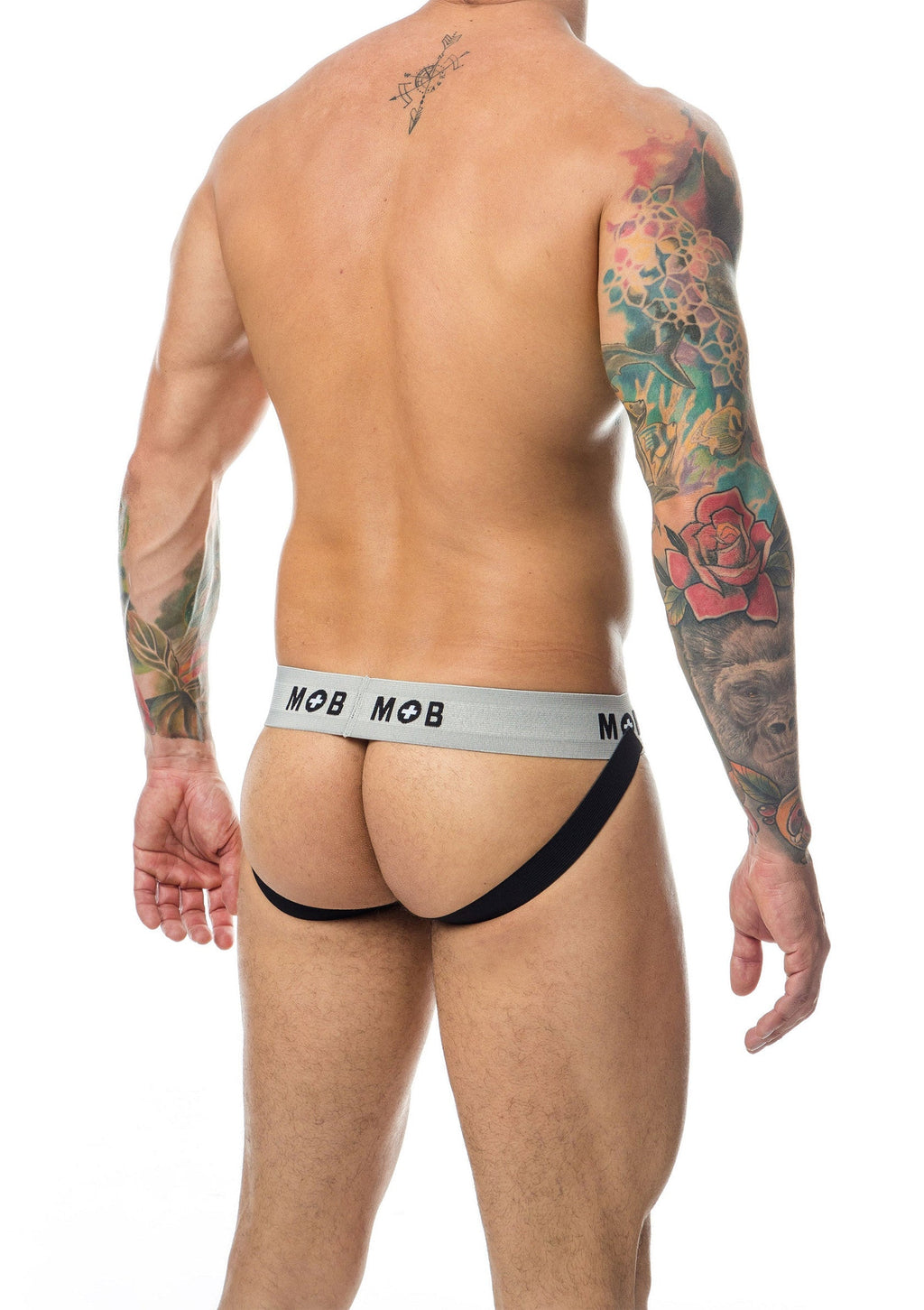 Jock classico a righe MOB bianco