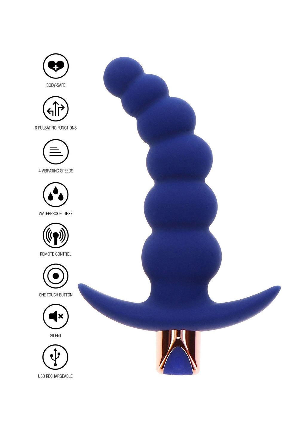 Il plug anale Spunky blu