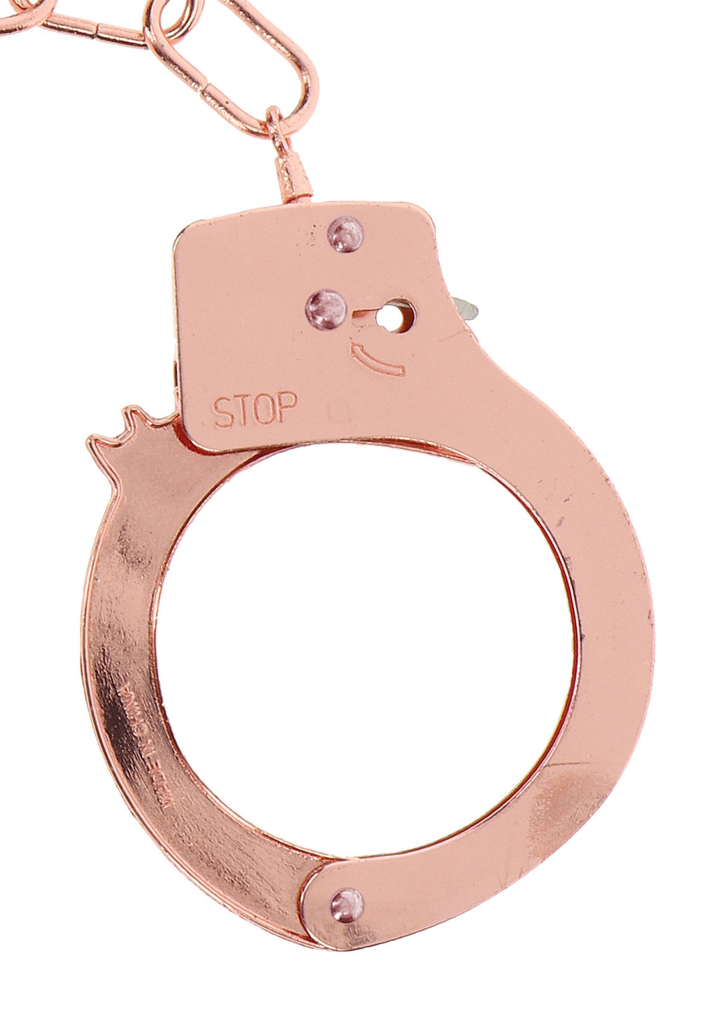 Manette in metallo oro rosa