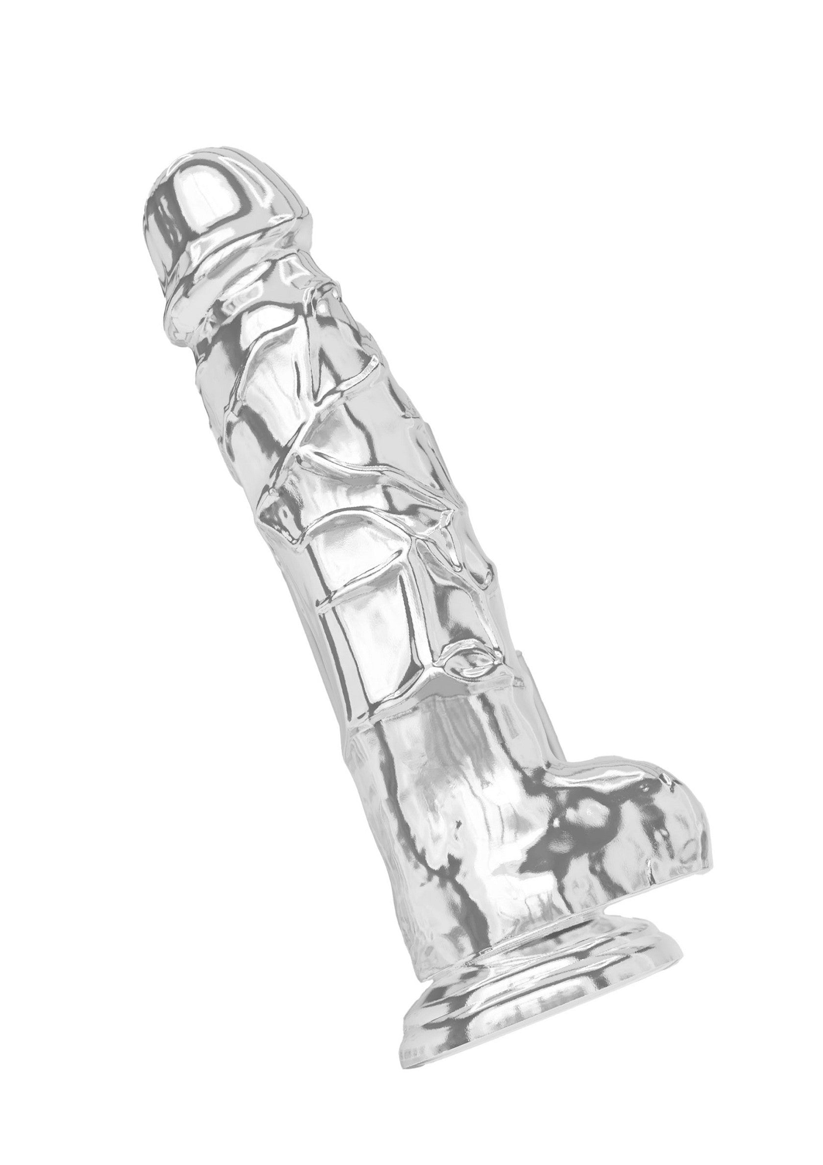 Dildo trasparente in TPE 22,5 cm trasparente