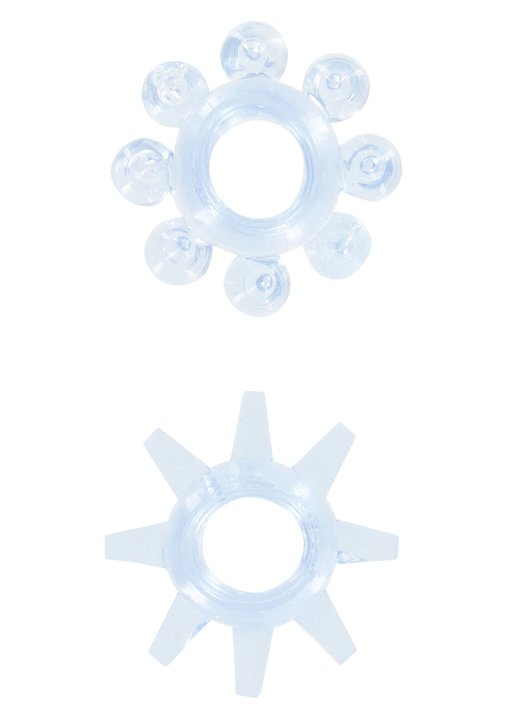 Anelli elastici Power Stretchy 2 pezzi trasparenti