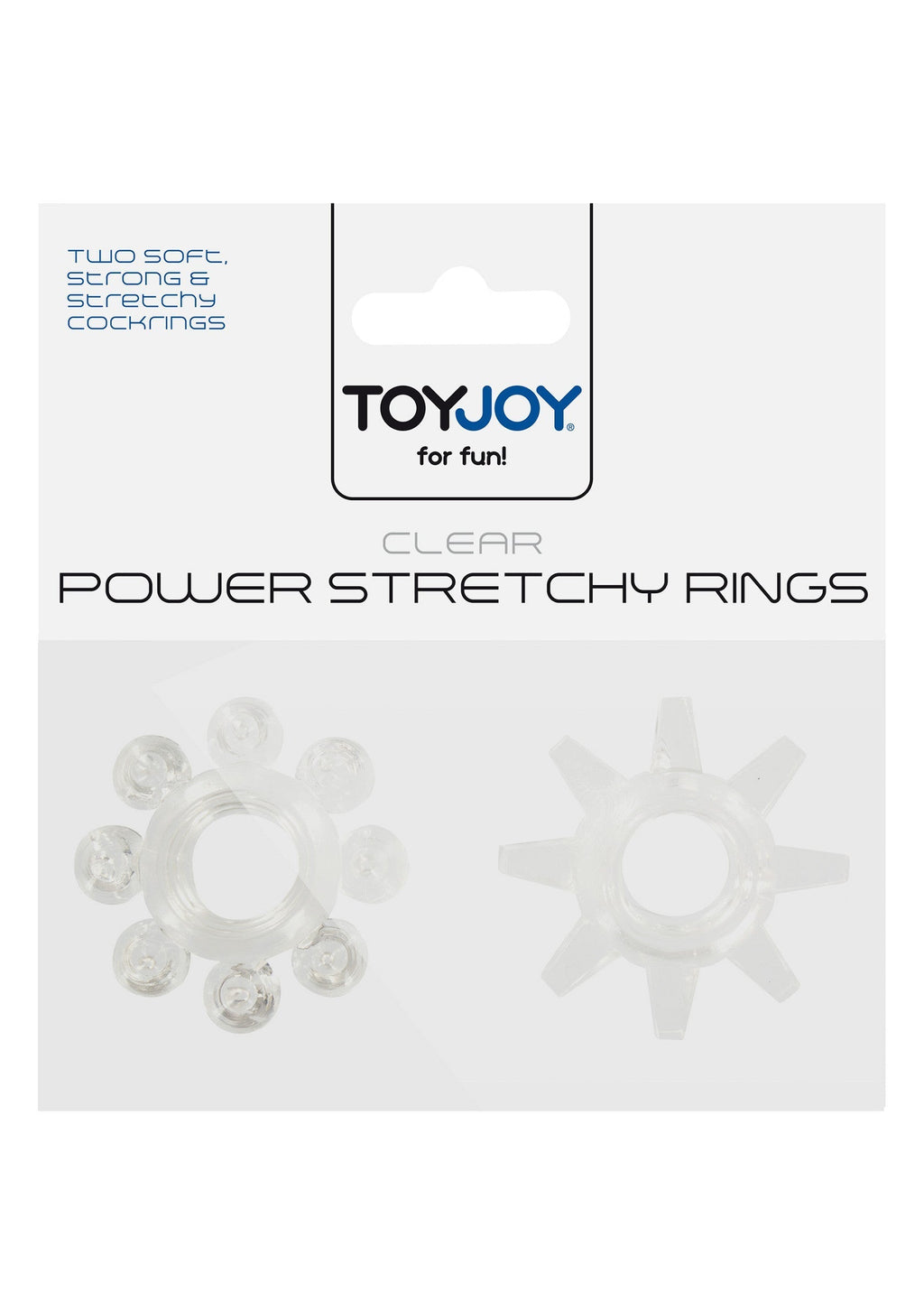 Anelli elastici Power Stretchy 2 pezzi trasparenti