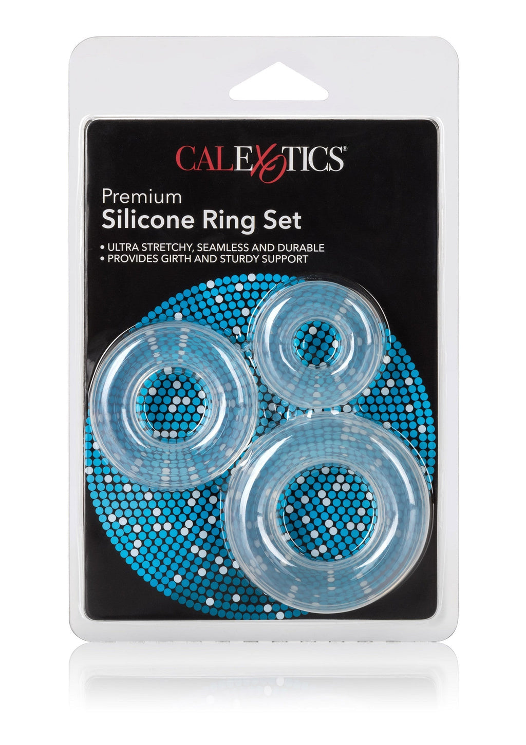 Set di anelli in silicone premium trasparenti