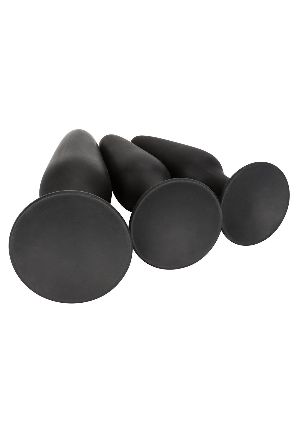 Kit per l'allenamento anale in silicone nero