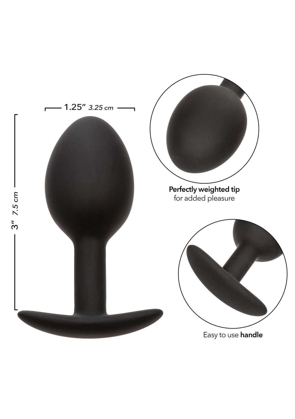 Tappo in silicone appesantito nero