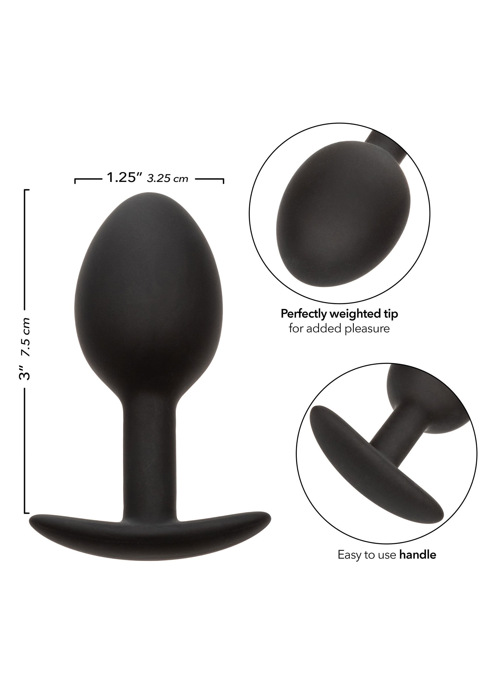 Tappo in silicone appesantito nero
