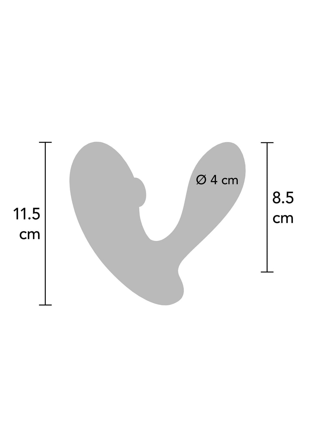 Vibratore ad aria DuoVibe I viola