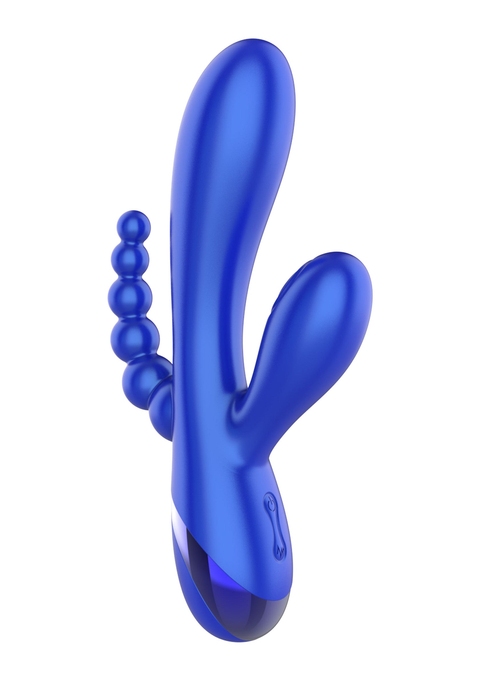 Vibratore Triple Love blu