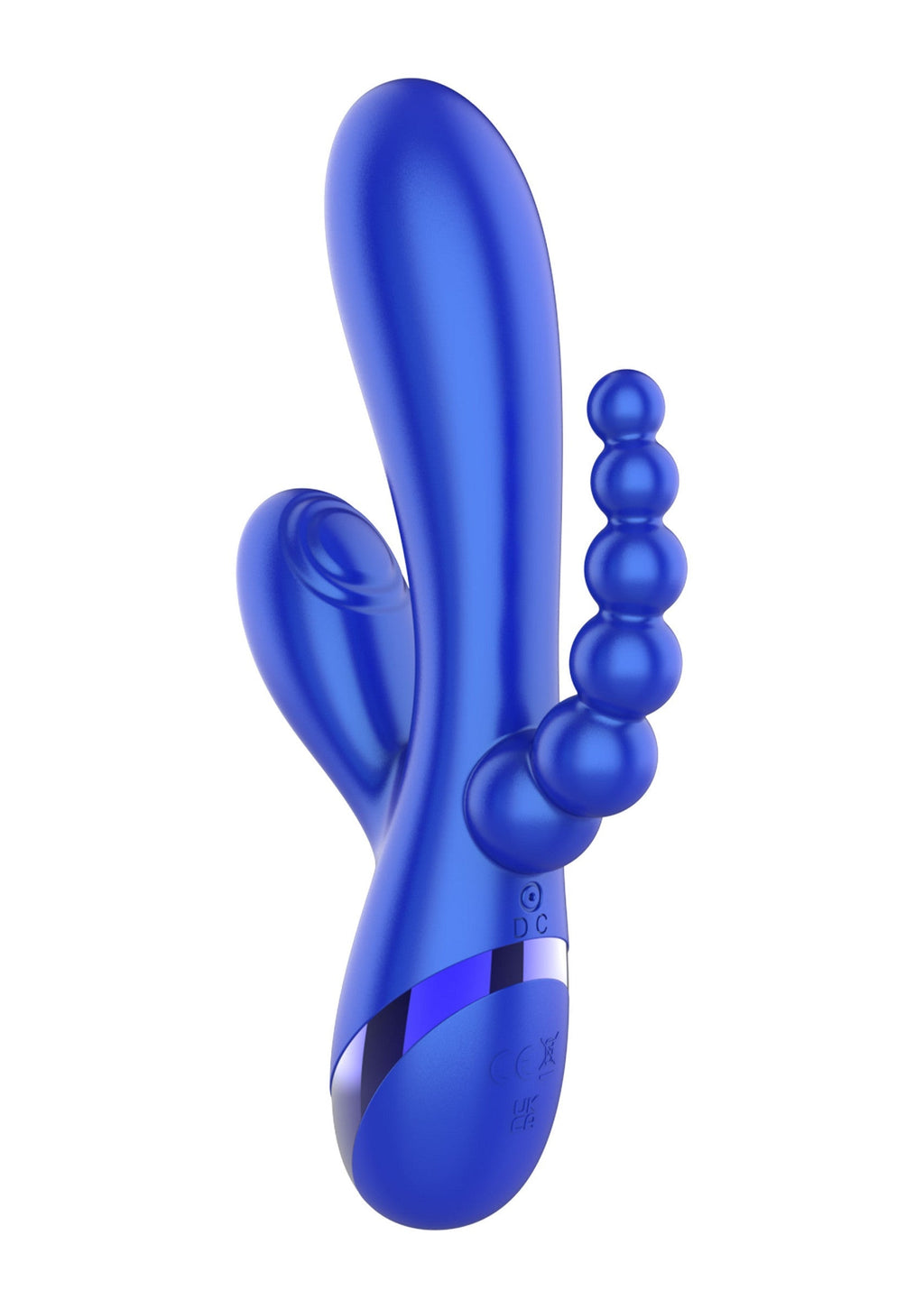 Vibratore Triple Love blu