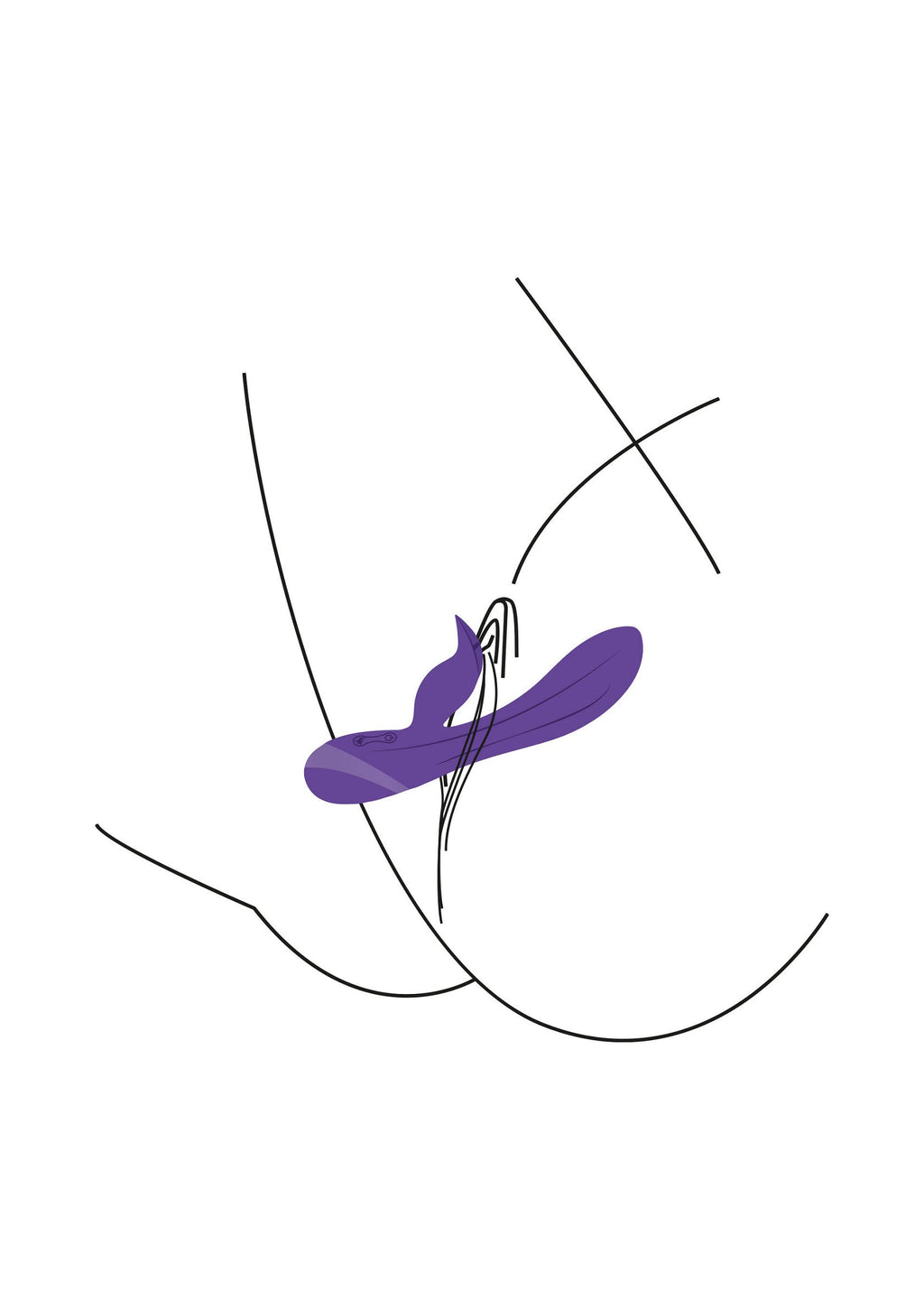 Vibratore Unchained Love viola