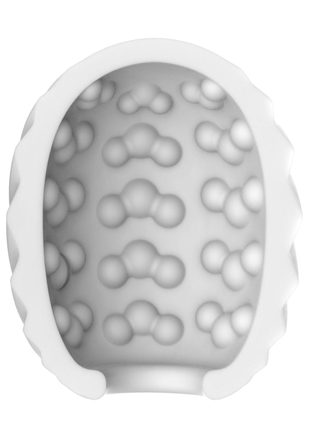 Mini Masturbatore a spirale bianco