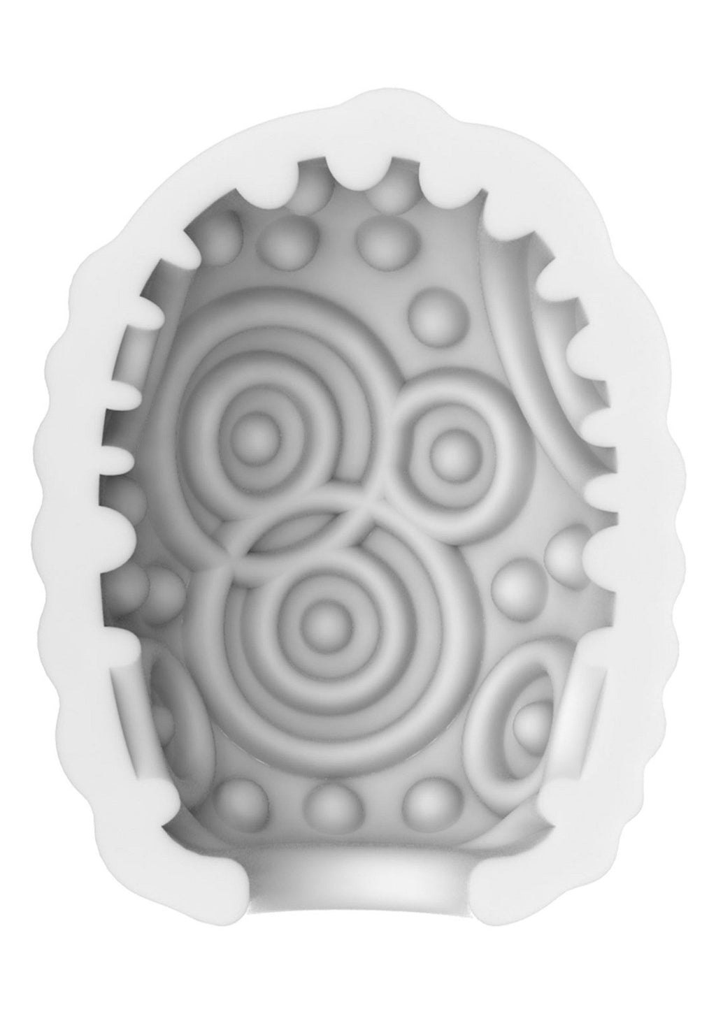 Mini Masturbatore Wave bianco