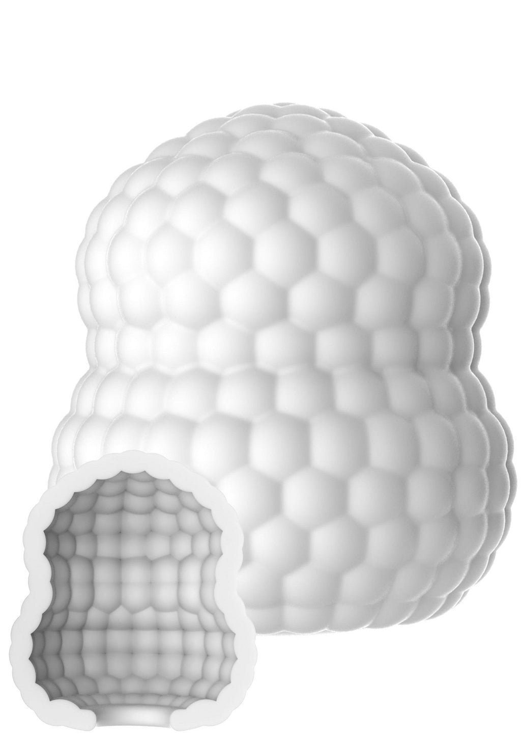 Mini Masturbatore Block bianco