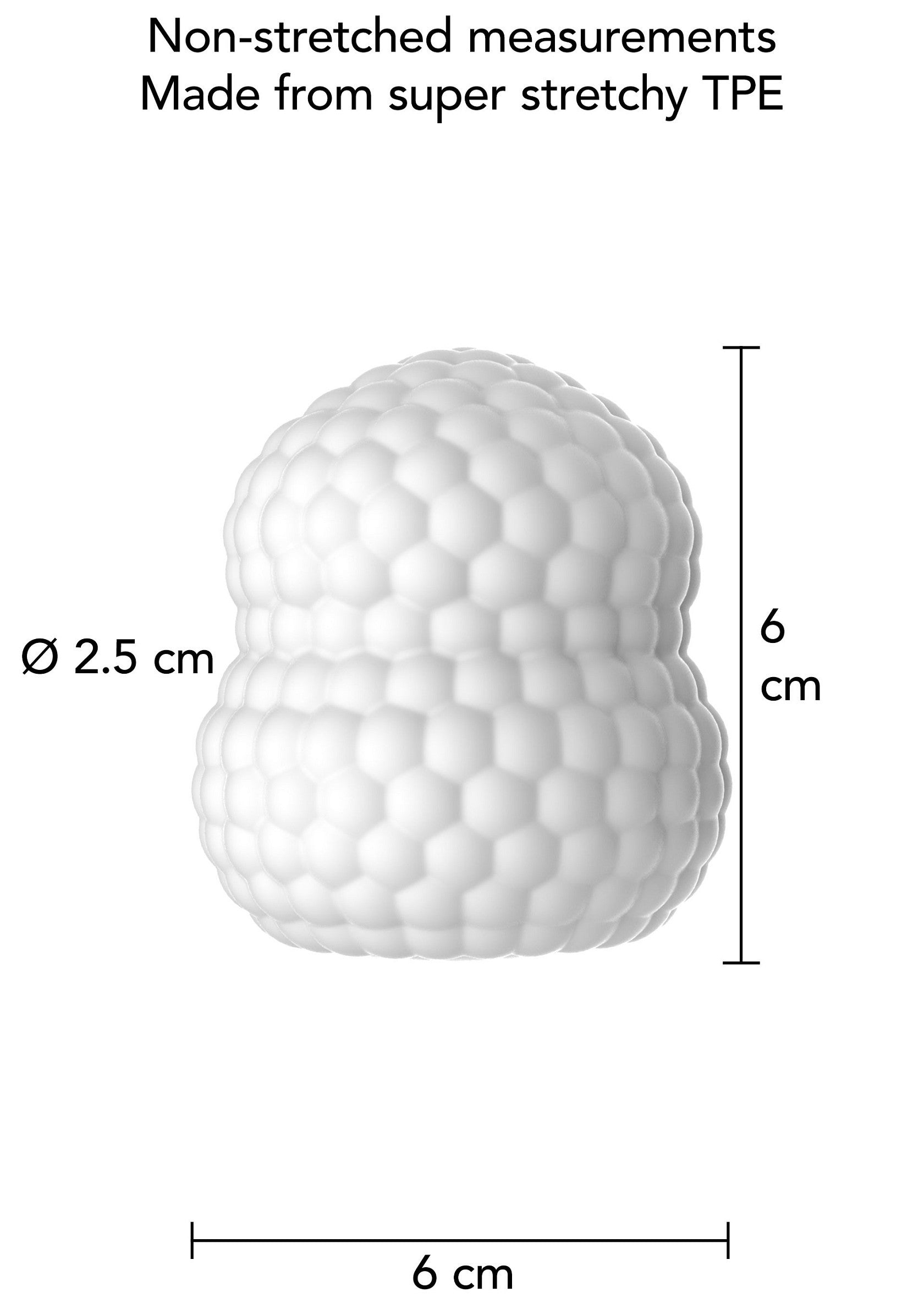 Mini Masturbatore Block bianco