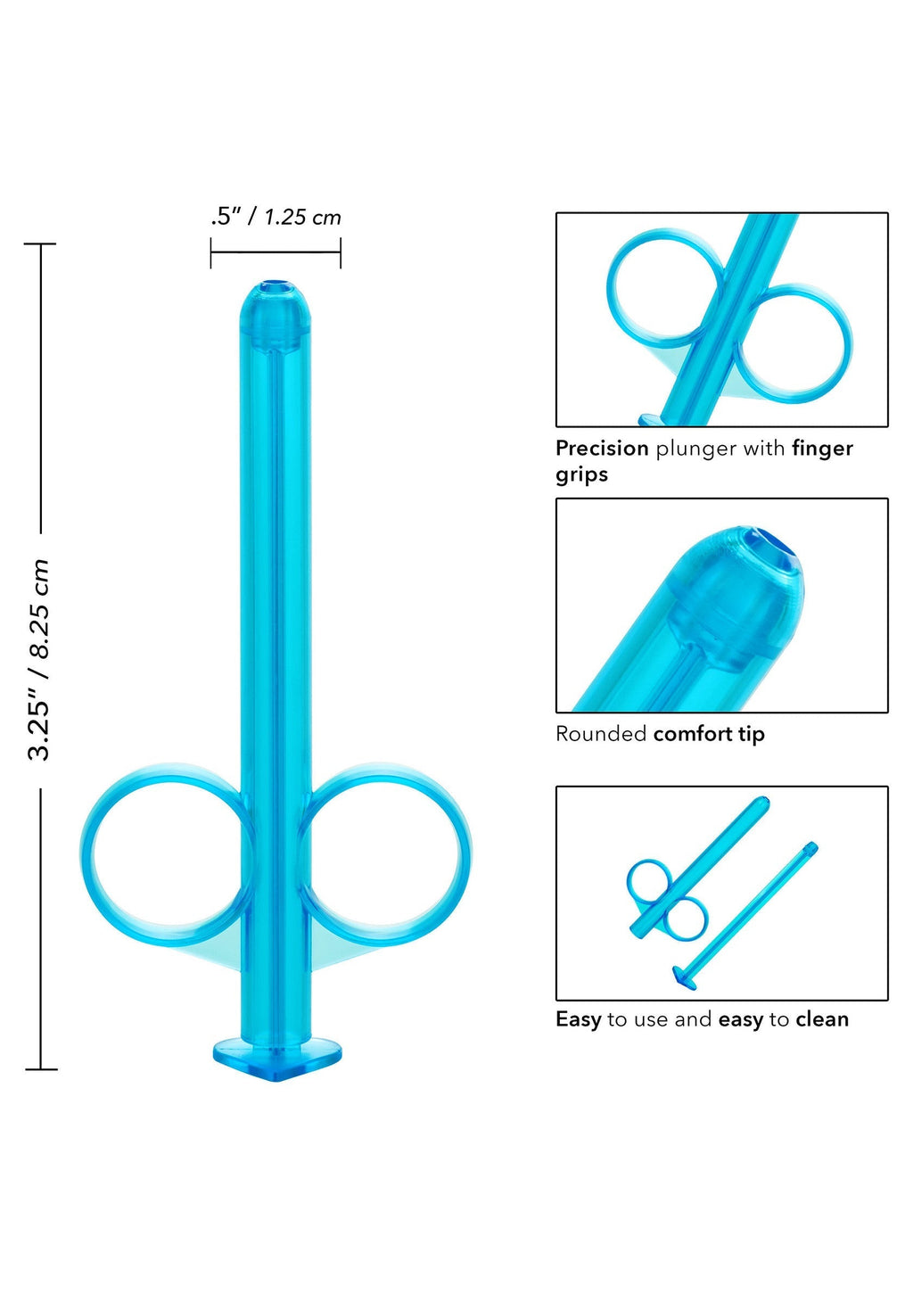 Tubo lubrificante 2 pezzi blu